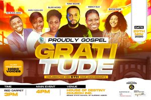 Tony Richie, SimplyHisGlory, Mercy Elo And Others To Minister at Proudly Gospel 6th Year Anniversary