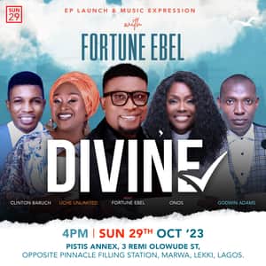 Fortune Ebel Is Set For An Evening Of Worship and Live Recording Tagged DIVINE